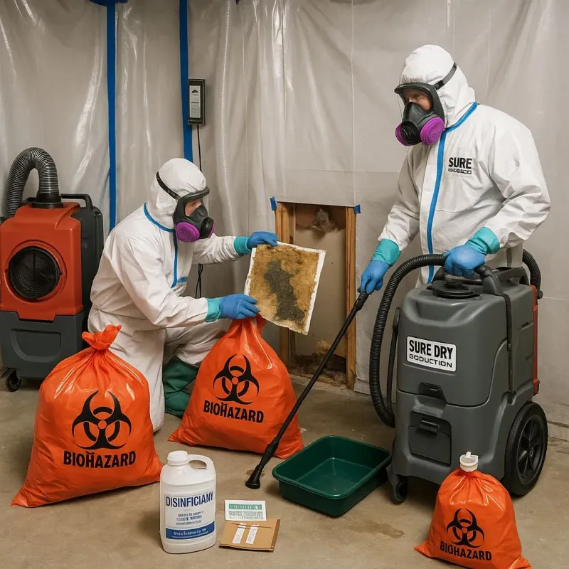 Contaminated Water Handling Protocols process in Logan, OH